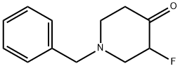 3-氟-4-苄基哌啶酮 结构式