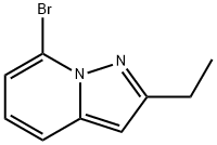 Pyrazolo[1,5-a]pyridine, 7-bromo-2-ethyl- (9CI) 结构式