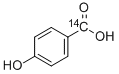 4-HYDROXYBENZOIC ACID [CARBOXYL-14C] 结构式
