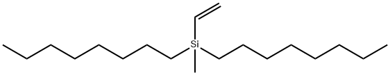 乙烯基二正辛基甲基硅烷 结构式