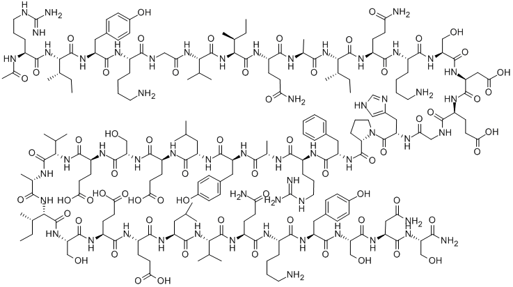 NEP1-40; NOGO EXTRACELLULAR PEPTIDE; 1-40 结构式