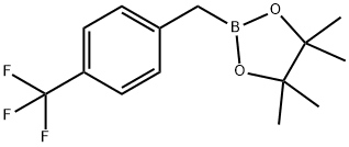 4-三氟甲基苄基硼酸频哪醇酯 结构式