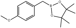 4-甲氧基苄基硼酸频哪醇酯 结构式