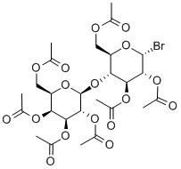 2,3,6,2',3',4',6'-七-O-乙酰基-Α-D-乳糖基溴 结构式