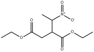 2-(1-硝基乙基)琥珀酸二乙酯 结构式