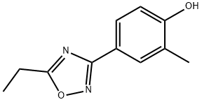 Phenol, 4-(5-ethyl-1,2,4-oxadiazol-3-yl)-2-methyl- (9CI) 结构式