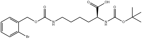 BOC-LYS(2-BR-Z)-OH 结构式