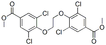 dimethyl 4,4'-[1,2-ethanediylbis(oxy)]bis[3,5-dichlorobenzoate] 结构式