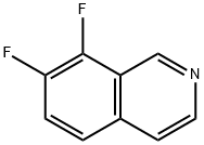 7,8-二氟异喹啉 结构式
