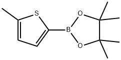 5-甲基噻吩-2-硼酸频那醇酯 结构式