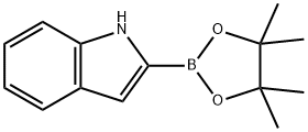 吲哚-2-硼酸频哪醇酯 结构式