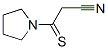 Pyrrolidine, 1-(2-cyano-1-thioxoethyl)- (9CI) 结构式