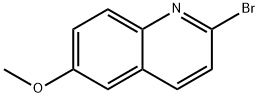 2-溴-6-甲氧基喹啉 结构式