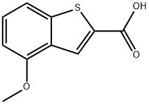 4-甲氧基苯并噻唑-2-羧酸 结构式
