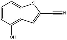 4-羟基苯并[B]噻吩-2-甲腈 结构式