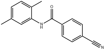 Benzamide, 4-cyano-N-(2,5-dimethylphenyl)- (9CI) 结构式