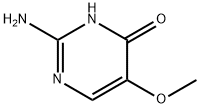 2-氨基-4-羟基-5-甲氧基嘧啶 结构式