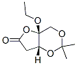 6H-Furo[3,2-d]-1,3-dioxin-6-one,4a-ethoxytetrahydro-2,2-dimethyl-,(4aR,7aR)-(9CI) 结构式