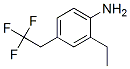 Benzenamine, 2-ethyl-4-(2,2,2-trifluoroethyl)- (9CI) 结构式