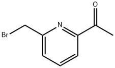 1-[6-(溴甲基)-2-吡啶基]乙酮 结构式