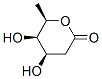 D-lyxo-Hexonic acid, 2,6-dideoxy-, delta-lactone (9CI) 结构式