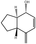 1H-Inden-4-ol, 2,3,3a,4,7,7a-hexahydro-7-methylene-, (3aR,4R,7aR)- (9CI) 结构式