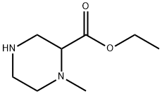 2-Piperazinecarboxylicacid,1-methyl-,ethylester(9CI) 结构式