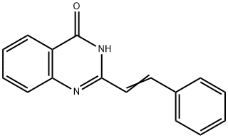 2-styrylquinazolin-4(3H)-one 结构式