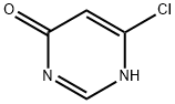 6-氯嘧啶-4(3H)-酮 结构式