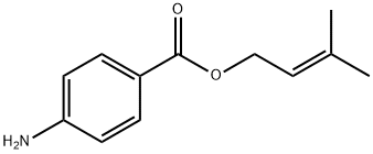 2-Buten-1-ol,3-methyl-,4-aminobenzoate(9CI) 结构式