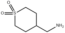 1,1-二氧代四氢-2H-噻喃-4-甲胺 结构式