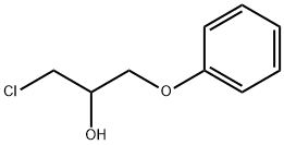 1-CHLORO-3-PHENOXYPROPAN-2-OL 结构式
