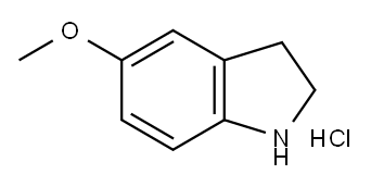 5-Methoxyindoline HCl 结构式