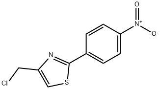 4-(氯甲基)-2-(4-硝基苯基)噻唑 结构式