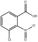 3-氯-2-硝基苯甲酸 结构式