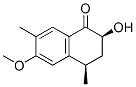 1(2H)-Naphthalenone, 3,4-dihydro-2-hydroxy-6-methoxy-4,7-dimethyl-, (2S,4R)- (9CI) 结构式