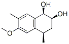 1,2-Naphthalenediol, 1,2,3,4-tetrahydro-6-methoxy-4,7-dimethyl-, (1R,2S,4R)- (9CI) 结构式