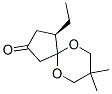 6,10-Dioxaspiro[4.5]decan-2-one,4-ethyl-8,8-dimethyl-,(4R)-(9CI) 结构式