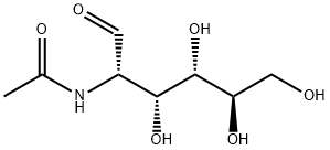 2-（乙酰氨基）-2-脱氧甘露糖 结构式