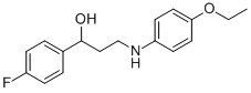 3-(4-ETHOXYANILINO)-1-(4-FLUOROPHENYL)-1-PROPANOL 结构式