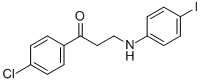 1-(4-CHLOROPHENYL)-3-(4-IODOANILINO)-1-PROPANONE 结构式