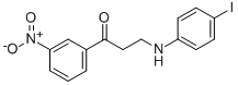 3-(4-IODOANILINO)-1-(3-NITROPHENYL)-1-PROPANONE 结构式