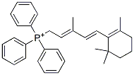 -1-(2,6,6-Trimethyl-1-cyclohexenyl)-3-methyl-5-(triphenylphosphonio)-1,3-pentadiene 结构式