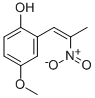 1-(2-HYDROXY-5-METHOXYPHENYL)-2-NITROPROPENE 结构式