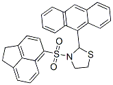 Thiazolidine, 2-(9-anthracenyl)-3-[(1,2-dihydro-5-acenaphthylenyl)sulfonyl]- (9CI) 结构式