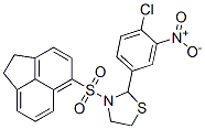 Thiazolidine, 2-(4-chloro-3-nitrophenyl)-3-[(1,2-dihydro-5-acenaphthylenyl)sulfonyl]- (9CI) 结构式