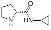 2-Pyrrolidinecarboxamide,N-cyclopropyl-,(2R)-(9CI) 结构式