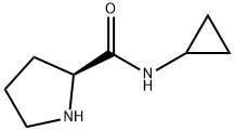 2-Pyrrolidinecarboxamide,N-cyclopropyl-,(2S)-(9CI) 结构式