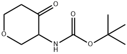 Carbamic acid, (tetrahydro-4-oxo-2H-pyran-3-yl)-, 1,1-dimethylethyl ester (9CI)