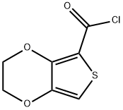 2,3-DIHYDROTHIENO[3,4-B][1,4]DIOXIN-5-CARBONYL CHLORIDE 结构式